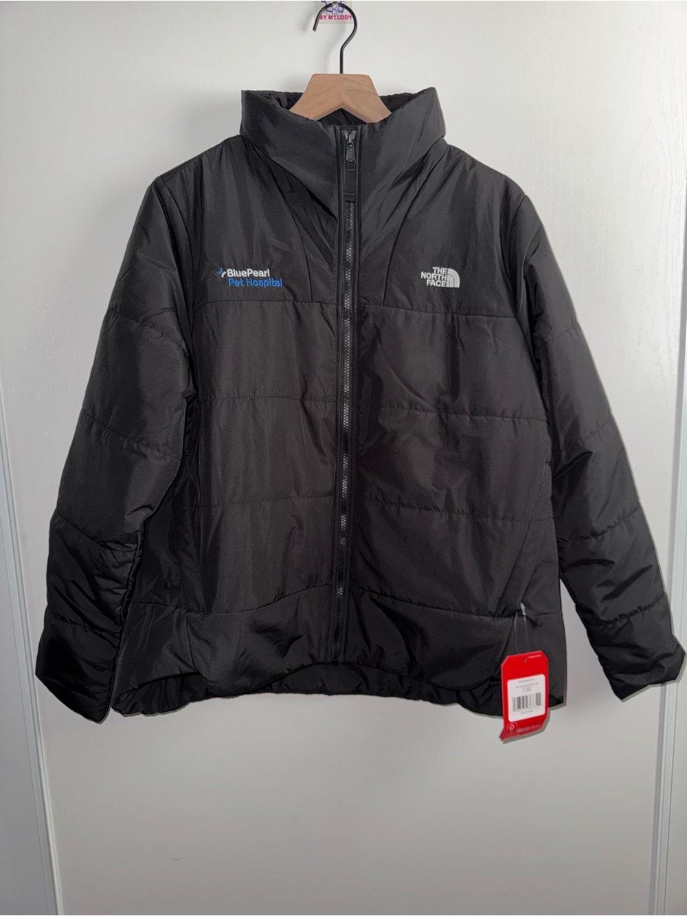 The North Face Everyday Insulated BluePearl Logo Black Jacket Women’s Size XL